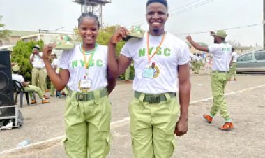 Husband and Wife Attend NYSC Orientation Camp Together, Sparking Joy and Admiration