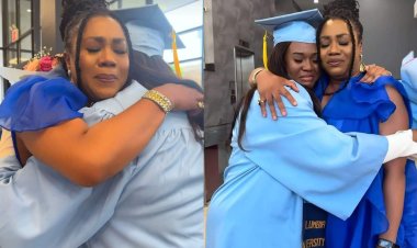 Veteran Actress In Tears As Daughter Graduates College