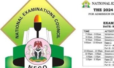 NECO Announces Rescheduled 2024 National Common Entrance Examination Timetable