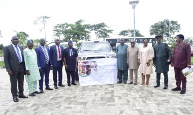GINOBA Foundation Donates Security Vehicle to FUOYE