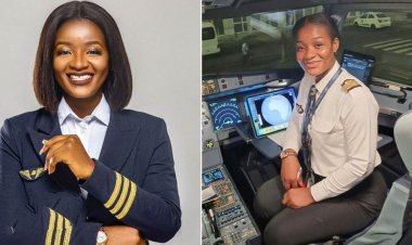 Young African Woman Sets Record as First Female Commercial Pilot