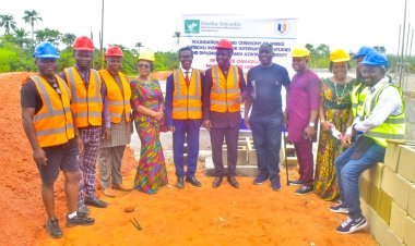 UNIZIK VC Prof. Esimone Lays Foundation for Emeka Anyaoku Institute for International Studies and Diplomacy
