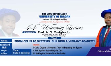 University of Ibadan Hosts 44th University Lecture: Emphasizes Role as Driver of Innovation