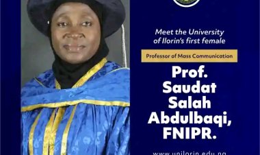 UNILORIN Appoints First Female Professor of Mass Communication