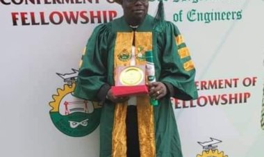 FUTA Don, Professor Akinbile, Awarded Fellowship by Nigerian Society of Engineers