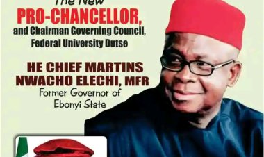 FUD VC Congratulates New Pro-Chancellor