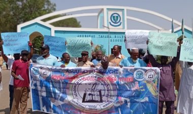 ASUU ATBU Stages Protest,  Calls for Urgent Government Action