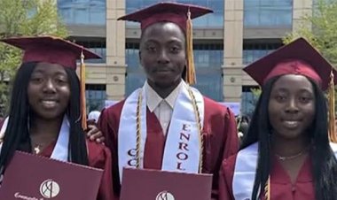 Ghanaian Triplets Graduates as Top Scholars In  High School