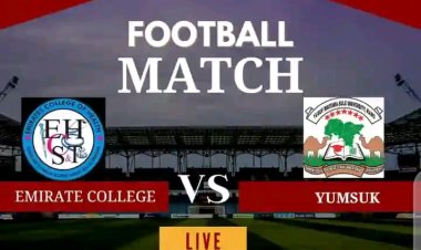 Yusuf Maitama Sule University and Emirate College of Health Sciences Face Off in Friendly Football Match to Promote Unity