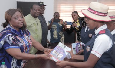 St. John Vianney Science College Visits Acting Vice Chancellor of Ojukwu University