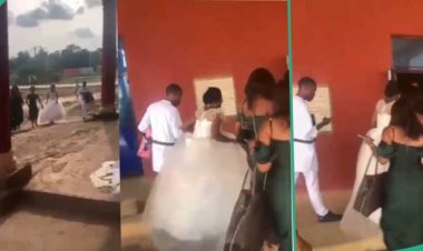 UNIZIK Student Writes 2 Papers on Wedding Day, Arrives at Exam Venue with Bridesmaids