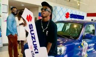 UNIABUJA Alumnus, Alao Dare, Wins Trace Campus Talent Hunt, Receives Brand New Suzuki