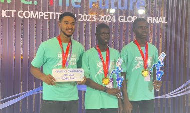 FUTA Student and Two Others Clinch First Place at 2024 Huawei ICT Competition in China