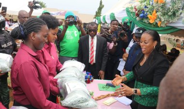 Ojukwu University Applauds Soludo's Wife for Healthy Living Garden Initiative
