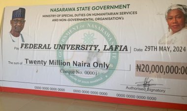 Nasarawa State Government Awards N20 Million in Scholarships to 400 Students of FULafia