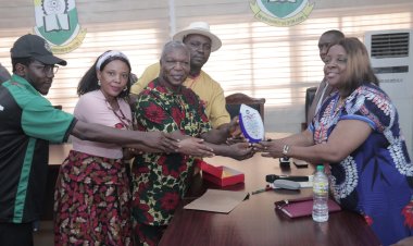 Ojukwu University Food Science and Technology Institute Pays Courtesy Visit to Prof. Omenugha
