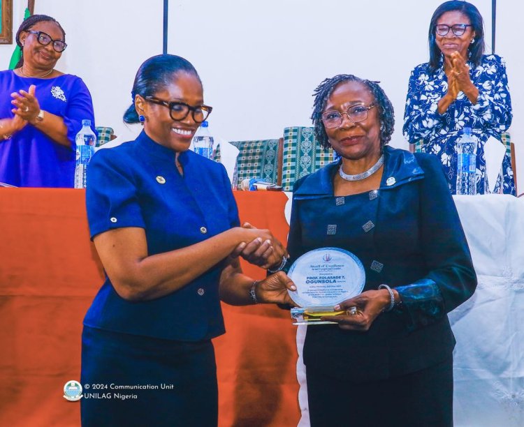 UNILAG VC, Prof. Folasade Ogunsola, Receives Prestigious CVL Leadership Tribute Colloquium Award