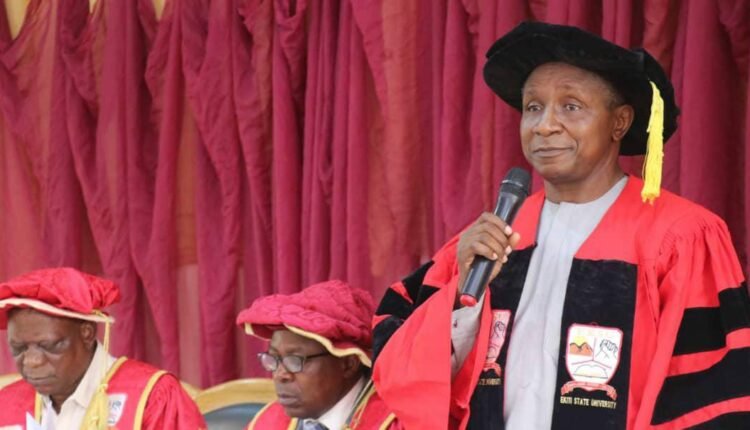 EKSU VC Emphasizes Discipline and Academic Excellence to Part-Time Fresh Students