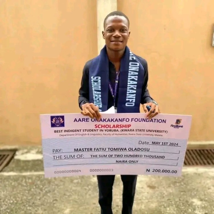 KWASU Student Wins Prestigious Aare Ona Kakanfo Foundation Scholarship