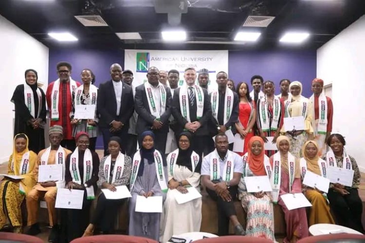 American University of Nigeria Honor Society Welcomes New Members at Annual Induction Ceremony