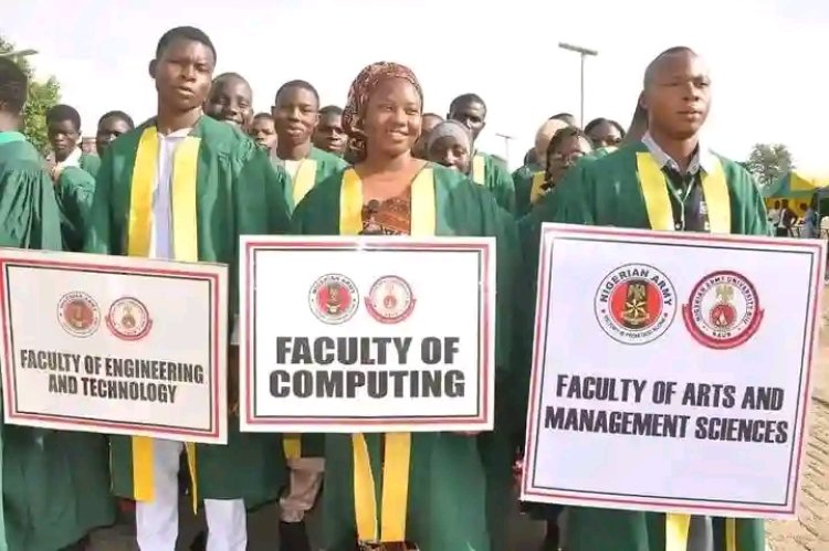 Nigerian Army University Biu Holds It's 6th Matriculation Ceremony