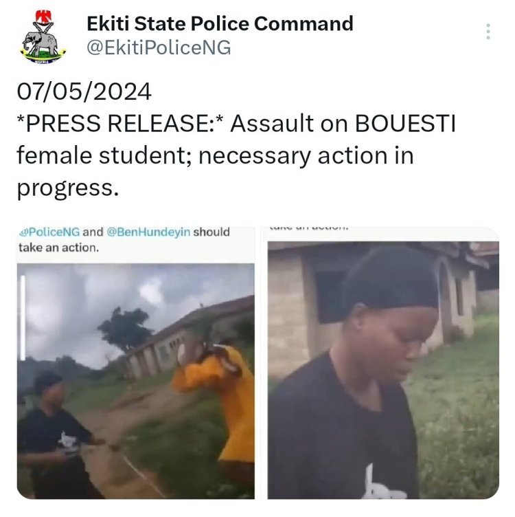 Ekiti State Police Command Initiates Investigation into Alleged  Assault at BOUESTI