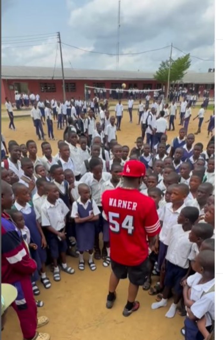 Philanthropist Asherkine Brings Joy to Bayelsa College