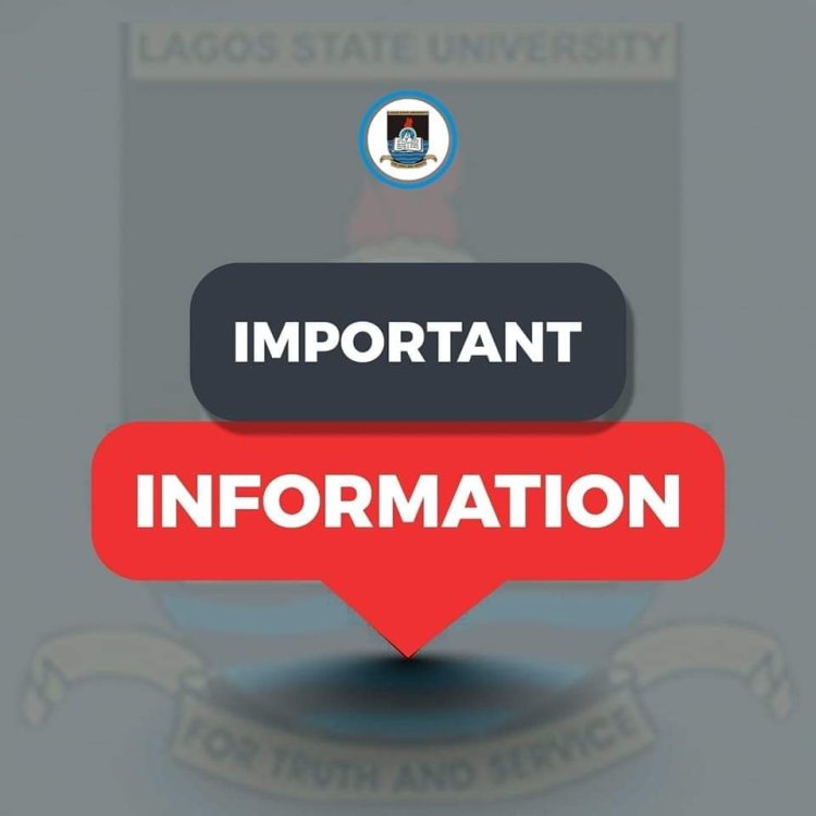 LASU: Strict Guidelines Issued for Convocation Ceremony.