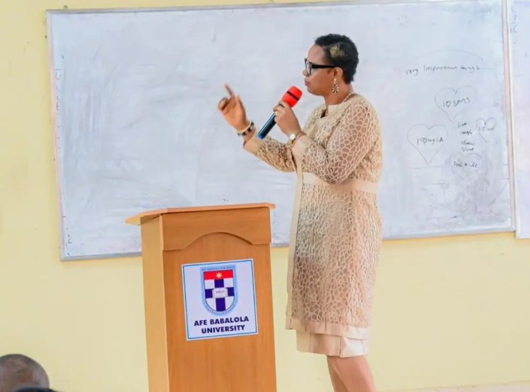 Ekiti First Lady Engages in Community Service, Lectures ABUAD Students