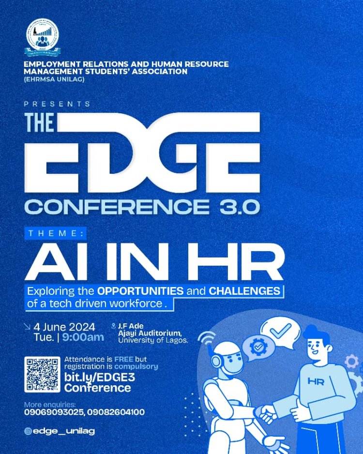 EHRMSA-UNILAG to Host The EDGE Conference 3.0 on June 4th