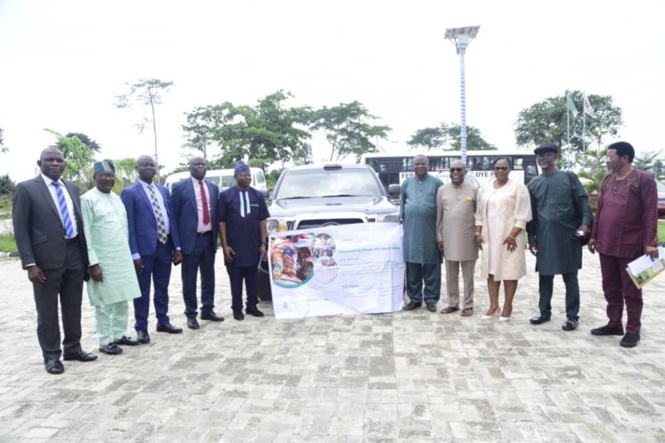 GINOBA Foundation Donates Security Vehicle to FUOYE