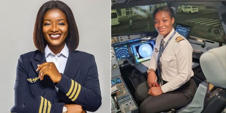 Young African Woman Sets Record as First Female Commercial Pilot