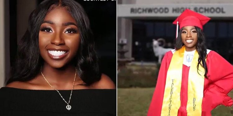 17 Year-Old African American Girl Achieves High School Valedictorian Status with Perfect GPA, Secures $1 Million in Scholarships