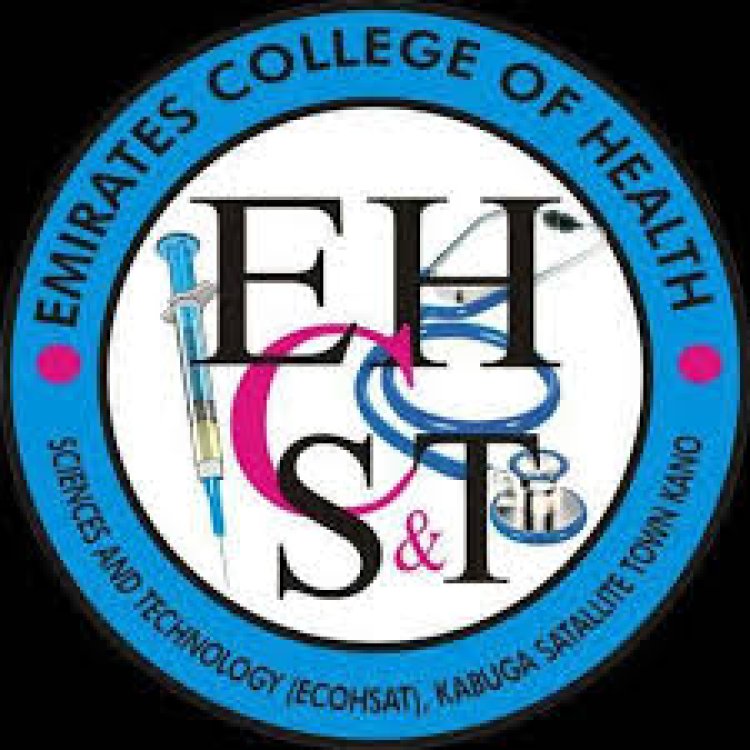 Emirate College of Health notice on entrance examination