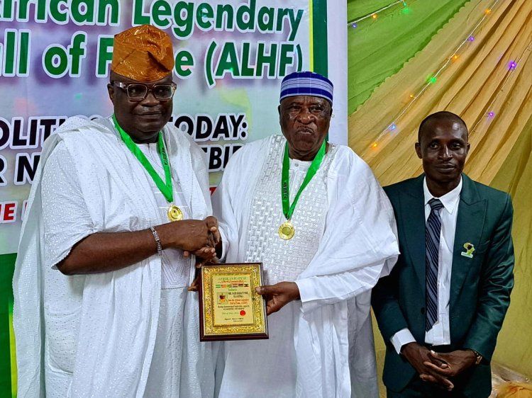 LASU Bursar and DICT Director Inducted Into African Legendary Hall Of Fame