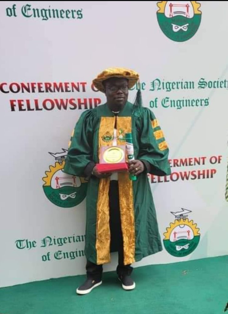 FUTA Don, Professor Akinbile, Awarded Fellowship by Nigerian Society of Engineers
