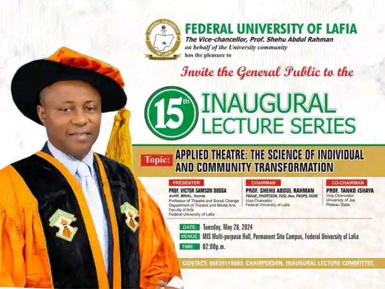 Fulafia Professor Victor S. Dugga to Deliver 15th Inaugural Lecture