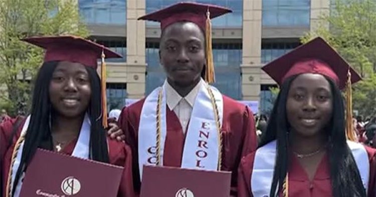Ghanaian Triplets Graduates as Top Scholars In  High School