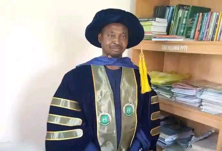 Gombe State University Alumni Association Celebrates Dr. Abubakar Yusuf's PhD Achievement