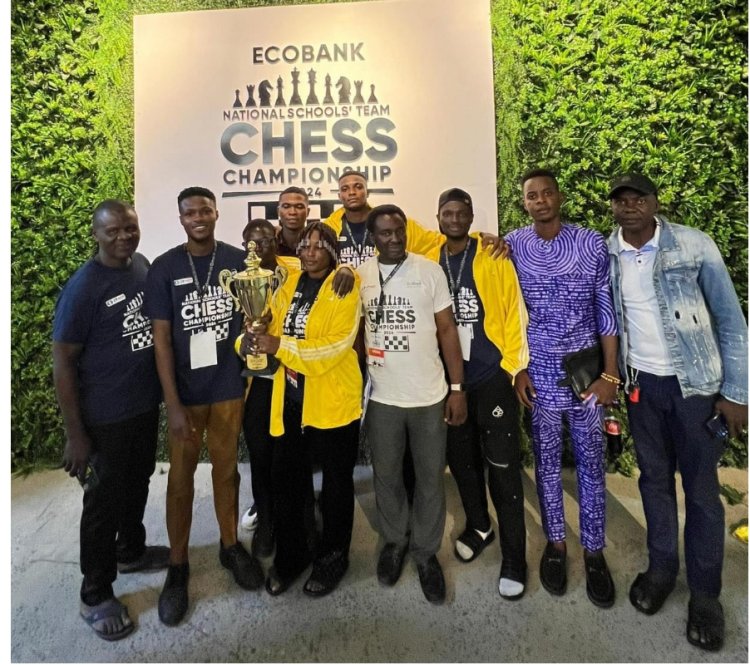 FUOYE Students Excel at Ecobank National School’s Team Chess Championship 2024, Win ₦100,000 Cash Prize