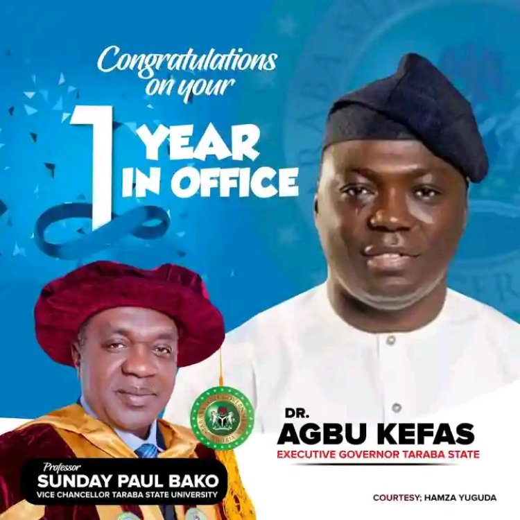 Taraba State University Celebrates Governor's One Year Anniversary