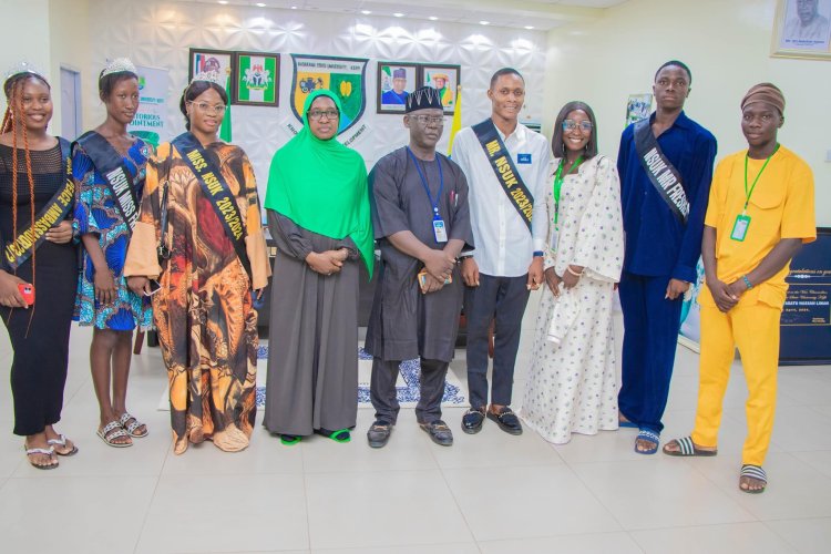 NSUK VC Receives New Faces Of The University, Tasks Them To Be Good Ambassadors