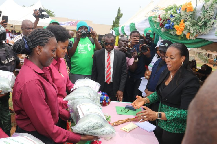 Ojukwu University Applauds Soludo's Wife for Healthy Living Garden Initiative