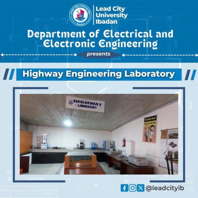 Lead City University Unveils State-of-the-Art Highway Engineering Lab