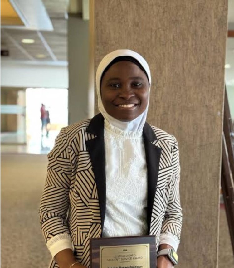 FUTA Alumna Saidat Rasaq-Balogun Wins Prestigious 2024 Distinguished Student Award at Southern Illinois University