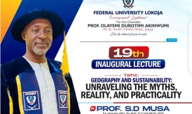 Federal University Lokoja Announces 19th Inaugural Lecture