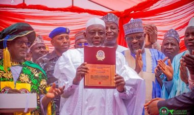 HAFEDPoly Honours Governor of Jigwa State with Distinguished Fellowship Award