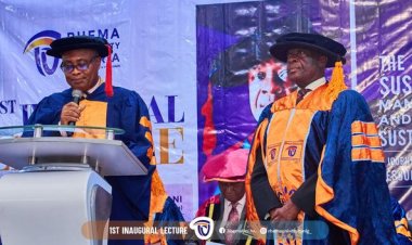 Rhema University Holds 1st Inaugural Lecture on Sustainable Management for National Prosperity
