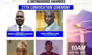 LASU Honors Distinguished Individuals During Convocation Ceremony