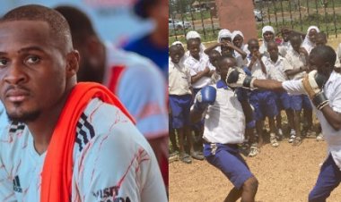 I'm Training the Next  Anthony Joshua and Jessica Plata-NYSC Member